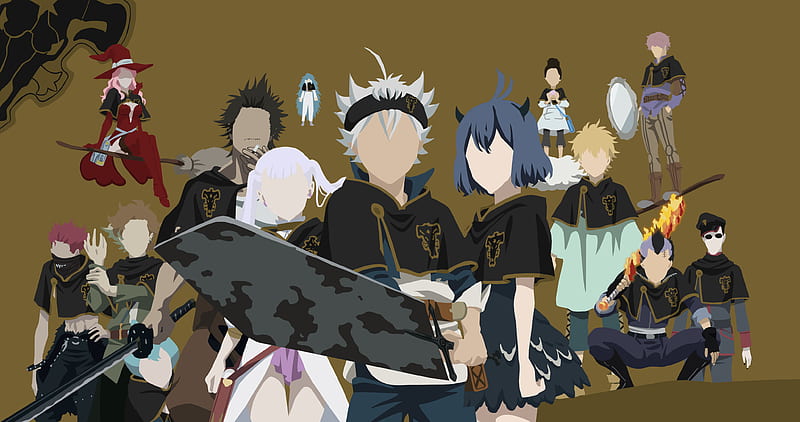 Anime, Black Clover, Asta (Black Clover) , Nero (Black Clover) , Noelle Silva , Yami Sukehiro, HD wallpaper