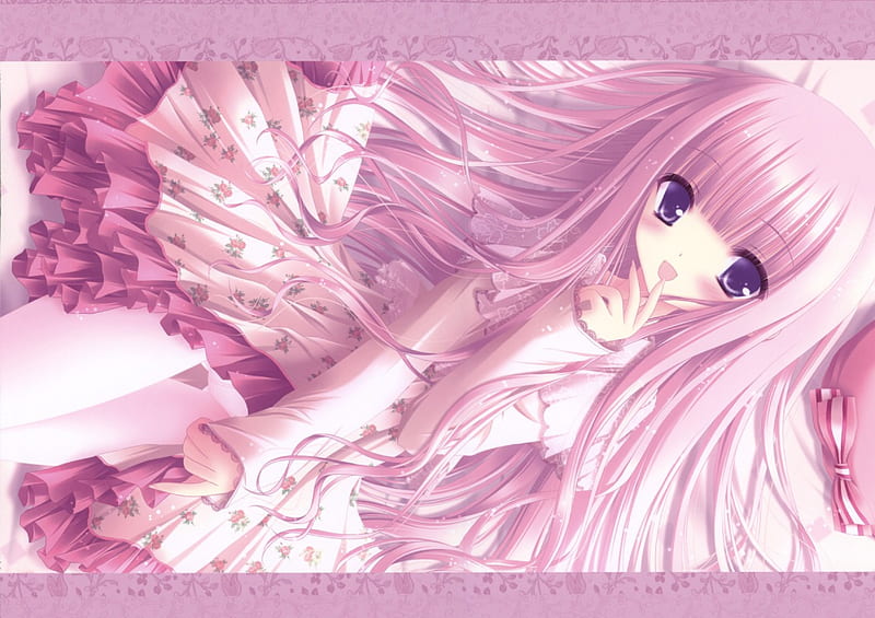 1920x1080px, 1080P free download | Hinata Hakamada, dress, girl, anime ...