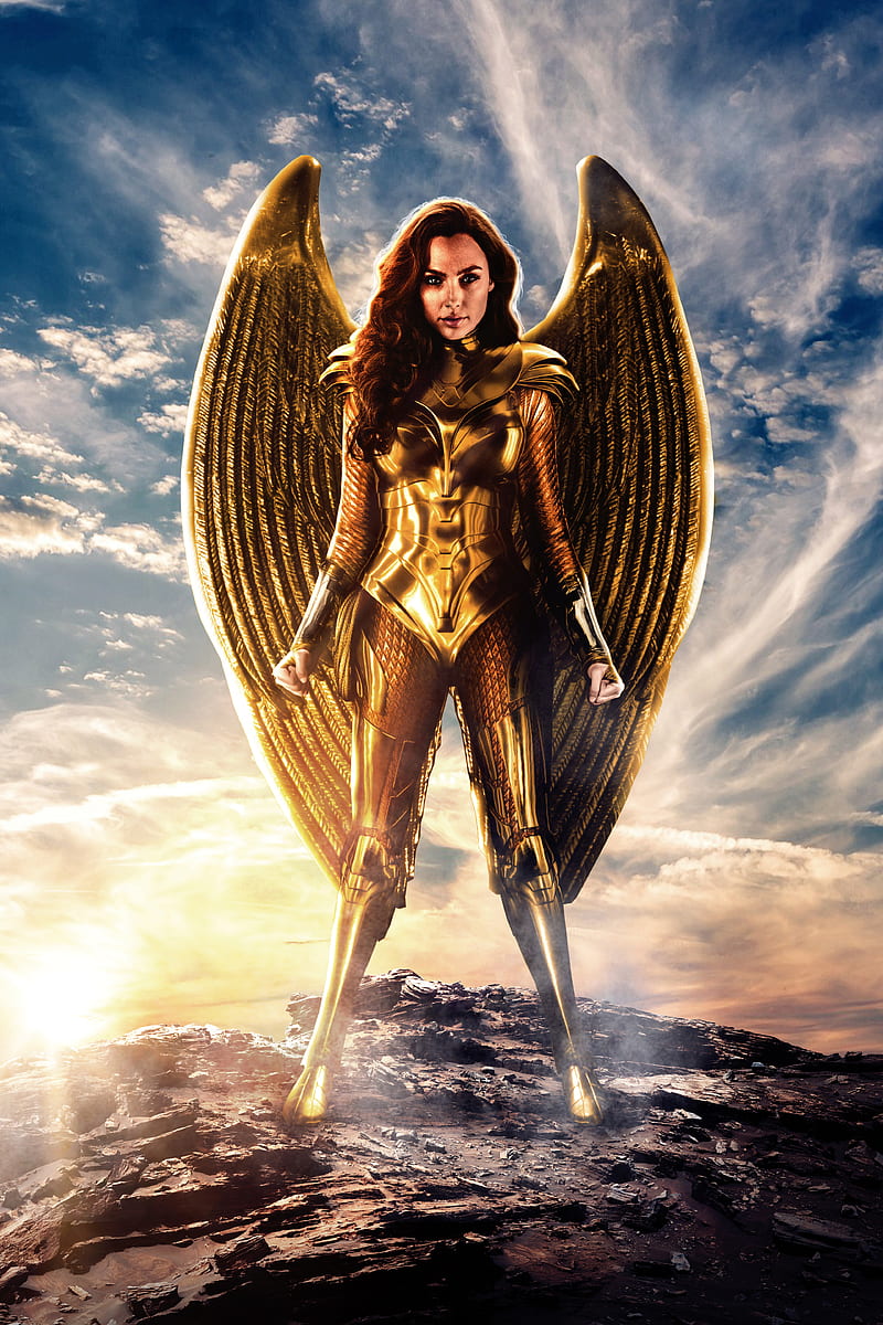 Wonder Woman Golden Eagle Armor, HD phone wallpaper