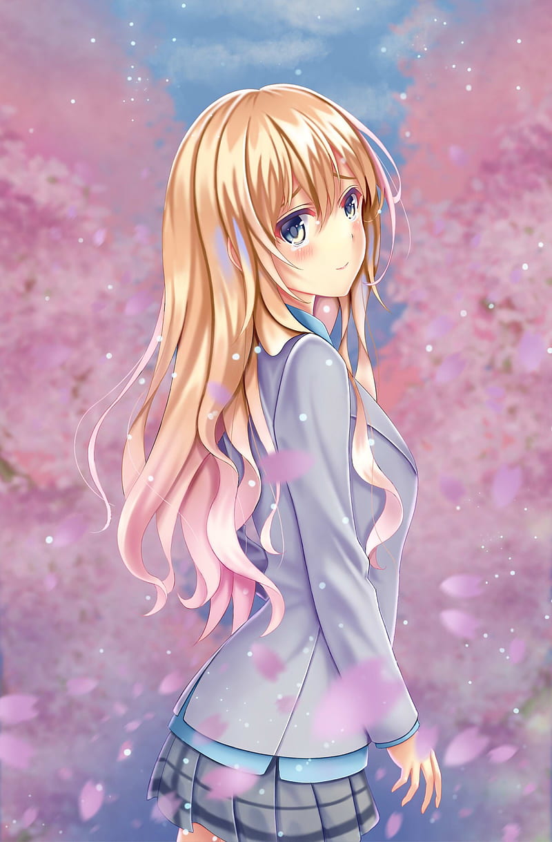 Blonde anime girl HD wallpapers  Pxfuel