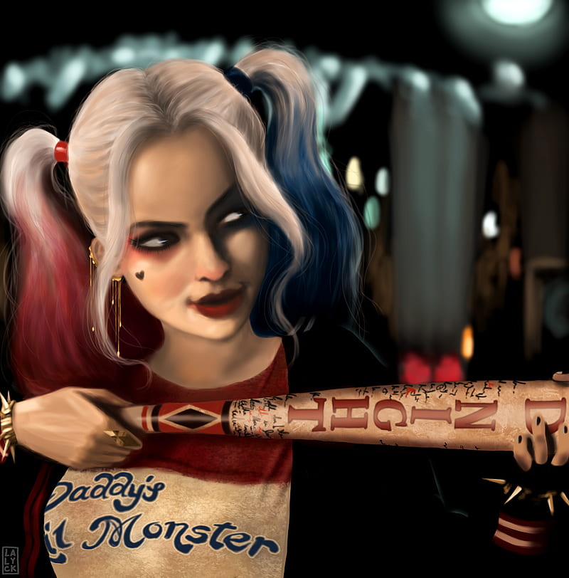 Art Of Harley Quinn, harley-quinn, behance, supervillain, artist, artwork, digital-art, superheroes, HD phone wallpaper