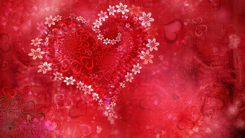 Valentine Day Heart , valentine-day, celebrations, heart, love, background, HD wallpaper
