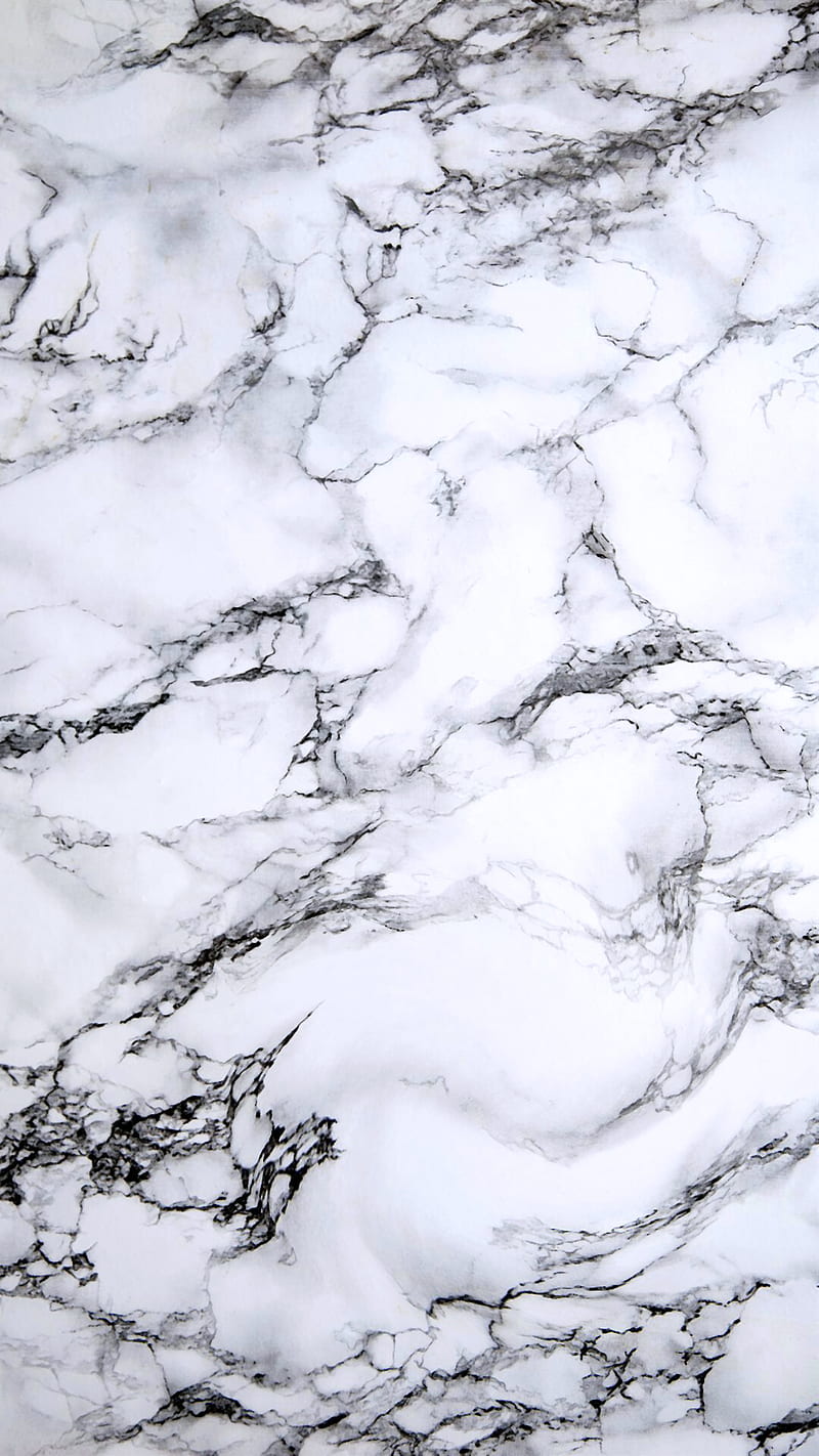 white marble, black, HD phone wallpaper