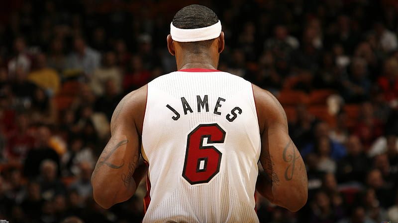Lebron james back view HD wallpapers