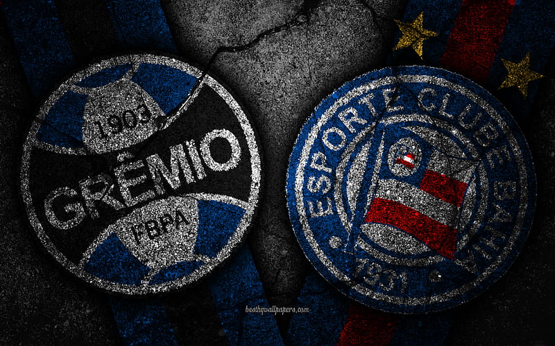 Gremio vs Bahia, Round 28, Serie A, Brazil, football, Gremio FC, Bahia FC, soccer, brazilian football club, HD wallpaper