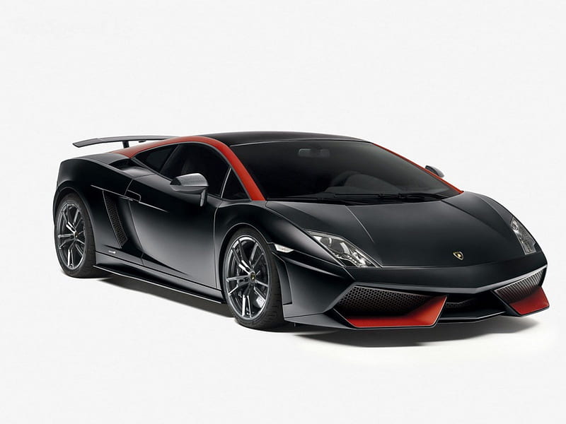 2013 Lamborghini Gallardo LP 570-4 Edizione Tecnica, matte black, 2013,  orange pillars, HD wallpaper | Peakpx