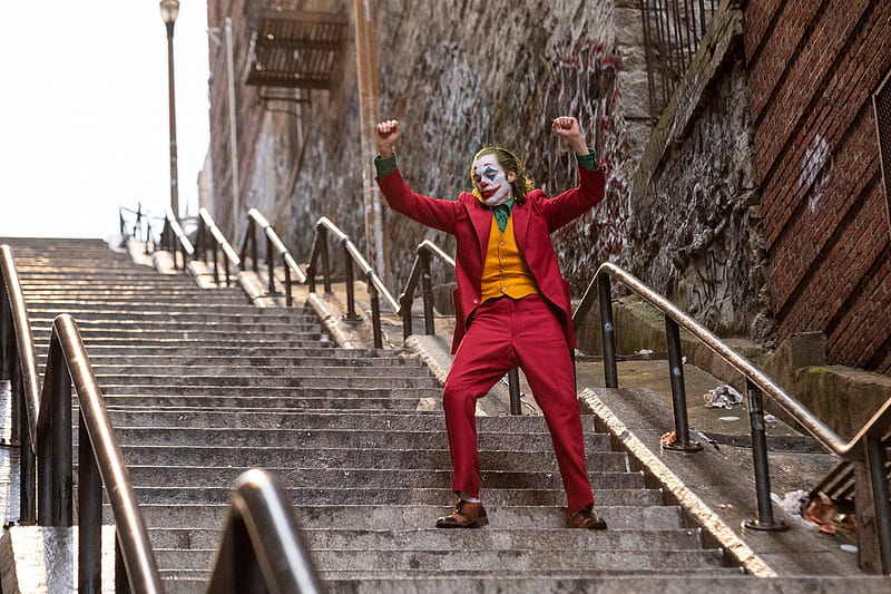 Joaquin Phoenix As Joker Dancing, HD wallpaper