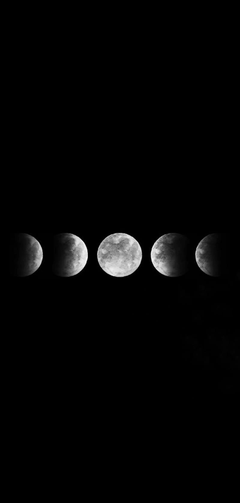 Moon Phases, bonito, black, color, dark, moon, moonlight, moonshine, phase, phases, HD phone wallpaper