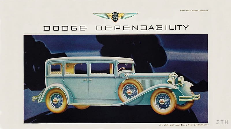 1931 Dodge Dependability, 1931 Dodge, 1931 Dodge advertising, 1931 Dodge ads, 1931 Dodge, HD wallpaper