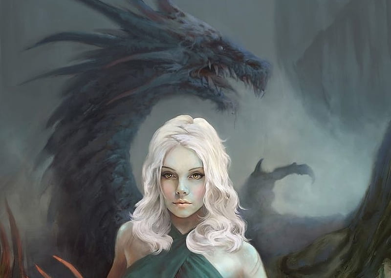 Daenerys, Game Of Thornes, Art, Fantasy, Girl, Daenerys Targaryen 