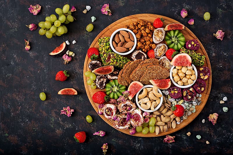 Food, Still Life, Berry, Fruit, Nut, HD wallpaper