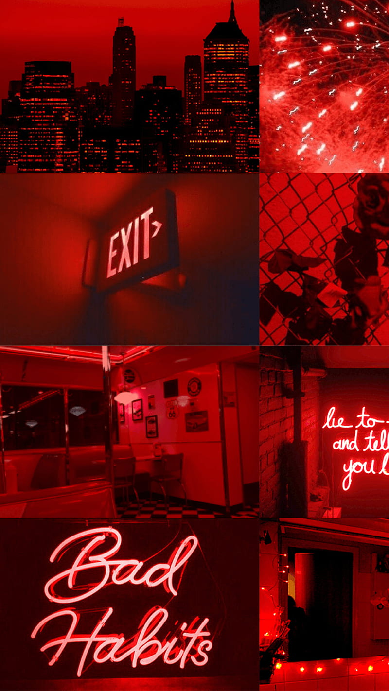 Light Red Aesthetic iPhone Neon Baddie HD phone wallpaper  Peakpx