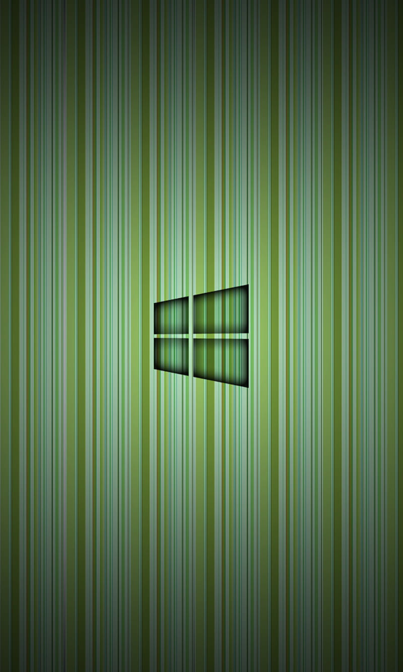 WP logo on strips, blue, color, colour, green, lines, stripes, windows, HD phone wallpaper