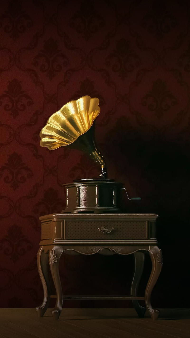 Wallpaper Phonograph, Phonograph Record, Metal, Close Up, Gramophone,  Background - Download Free Image