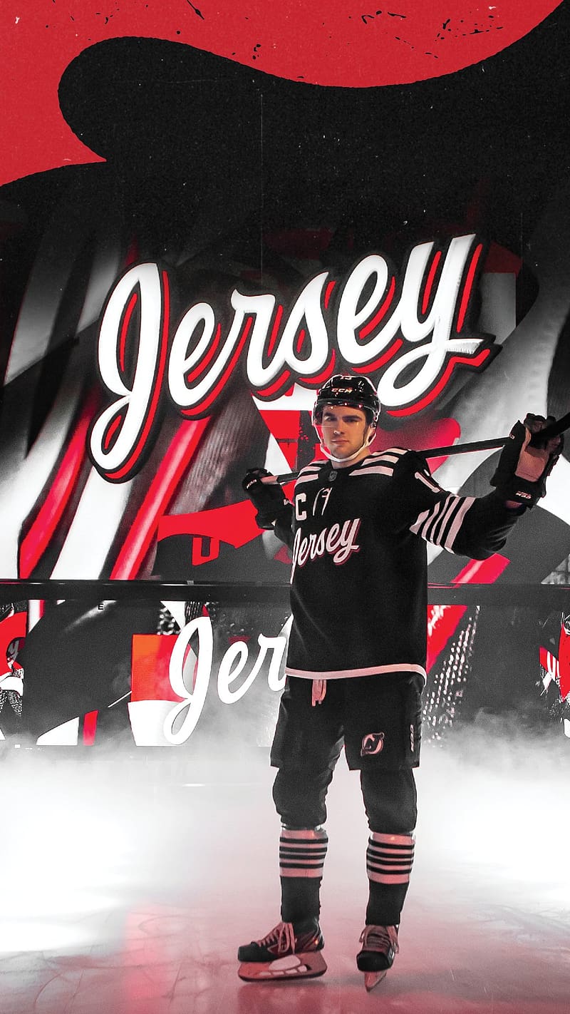 Where Hockey Meets Art  wallpapers  new jersey devils  simple iphone