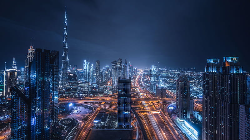 Building With Lights United Arab Emirates Dubai Travel, HD wallpaper |  Peakpx