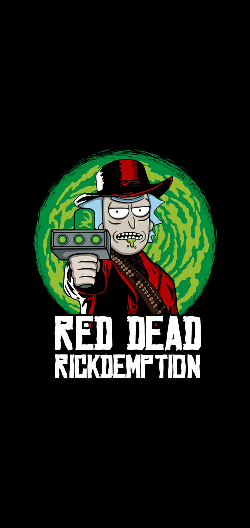 Rick and morty, anime, dark, game, red dead, red dead redemption, tv, zombie, HD phone wallpaper