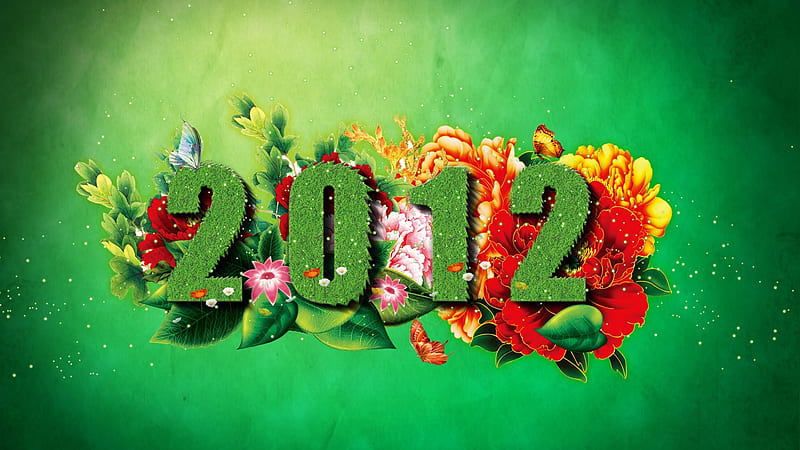 Happy New Year-2012 Year theme 05, HD wallpaper