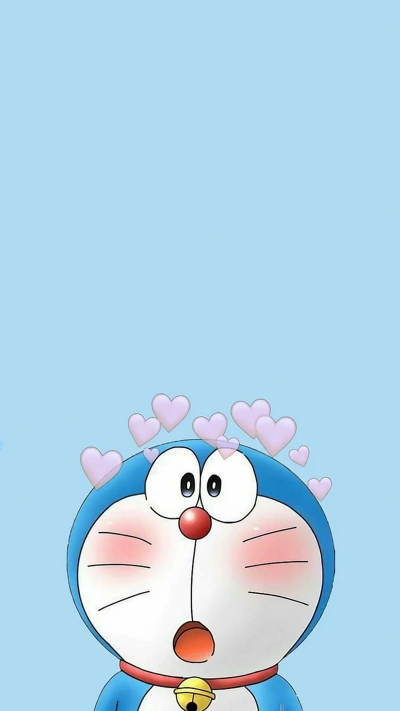 Doraemon Wala, littel heart, doremon, anime, cartoon, HD phone wallpaper