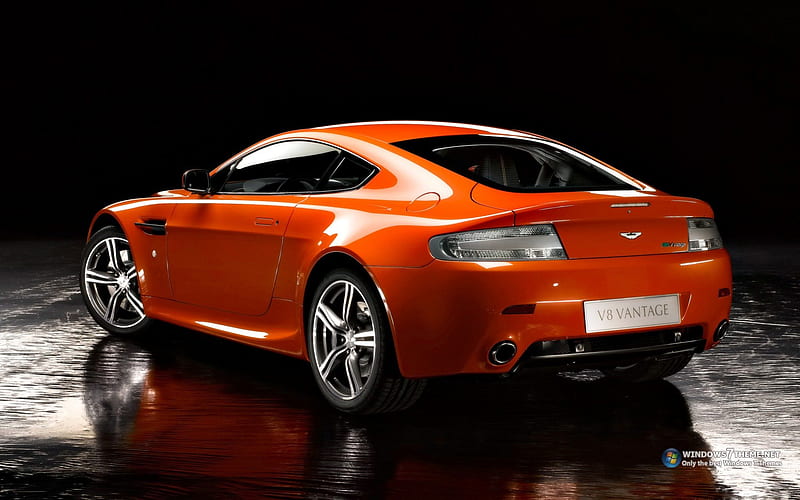 Car Orange, laranja, carro, orange, car, tuning, HD wallpaper