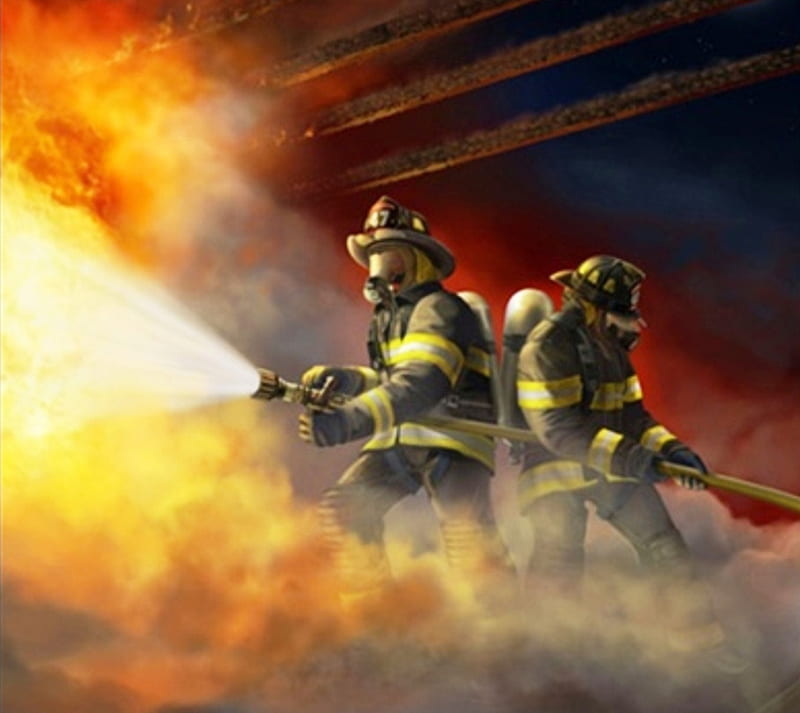 Compañero bombero, luchador, fuego, Fondo de pantalla HD | Peakpx
