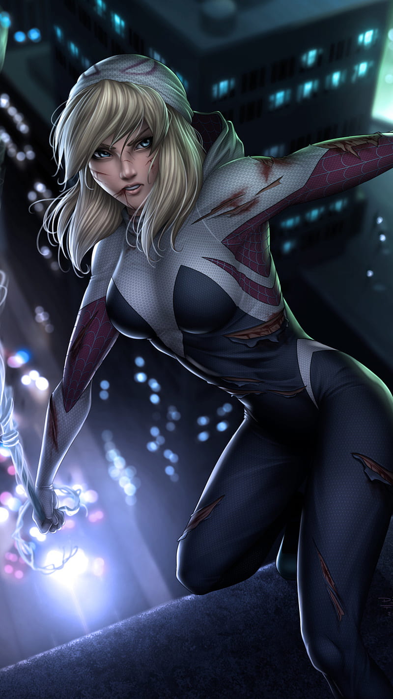 720P free download | Spider Gwen, art, super, HD phone wallpaper | Peakpx