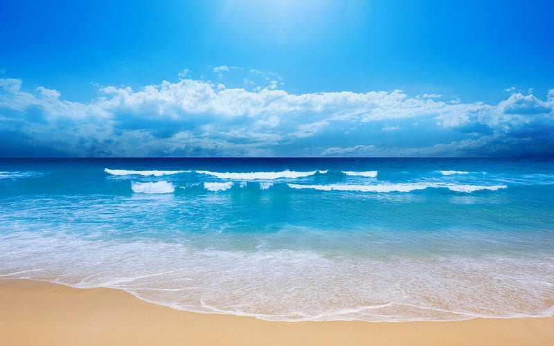 Beach, Sky, Nature, Sea, Waves / and Mobile Background, 1280X800 Beach, HD  wallpaper | Peakpx