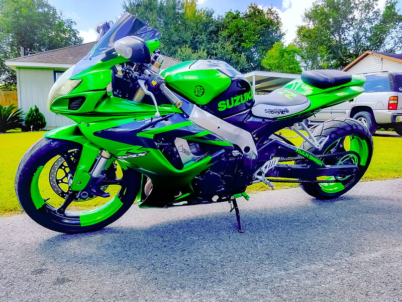 Suzuki, verde, motocicleta, Fondo de pantalla HD | Peakpx
