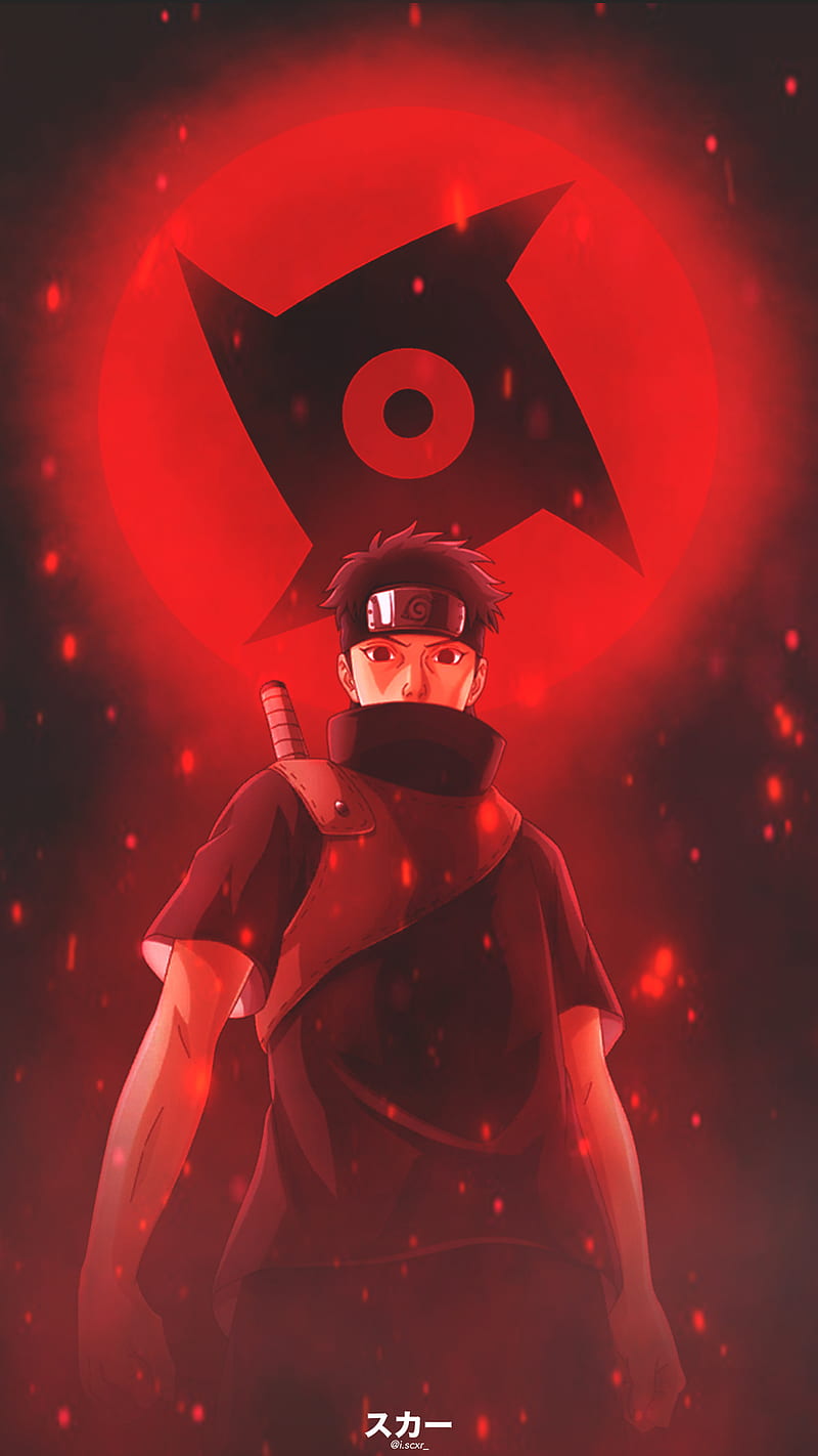 Uchiha Shisui, anime, anime, eyes, naruto, particles, hop, red, sharingan,  HD phone wallpaper