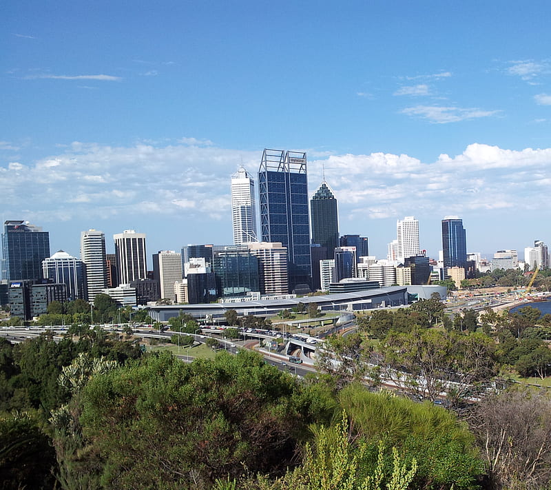 Perth City, centre, ville, HD wallpaper