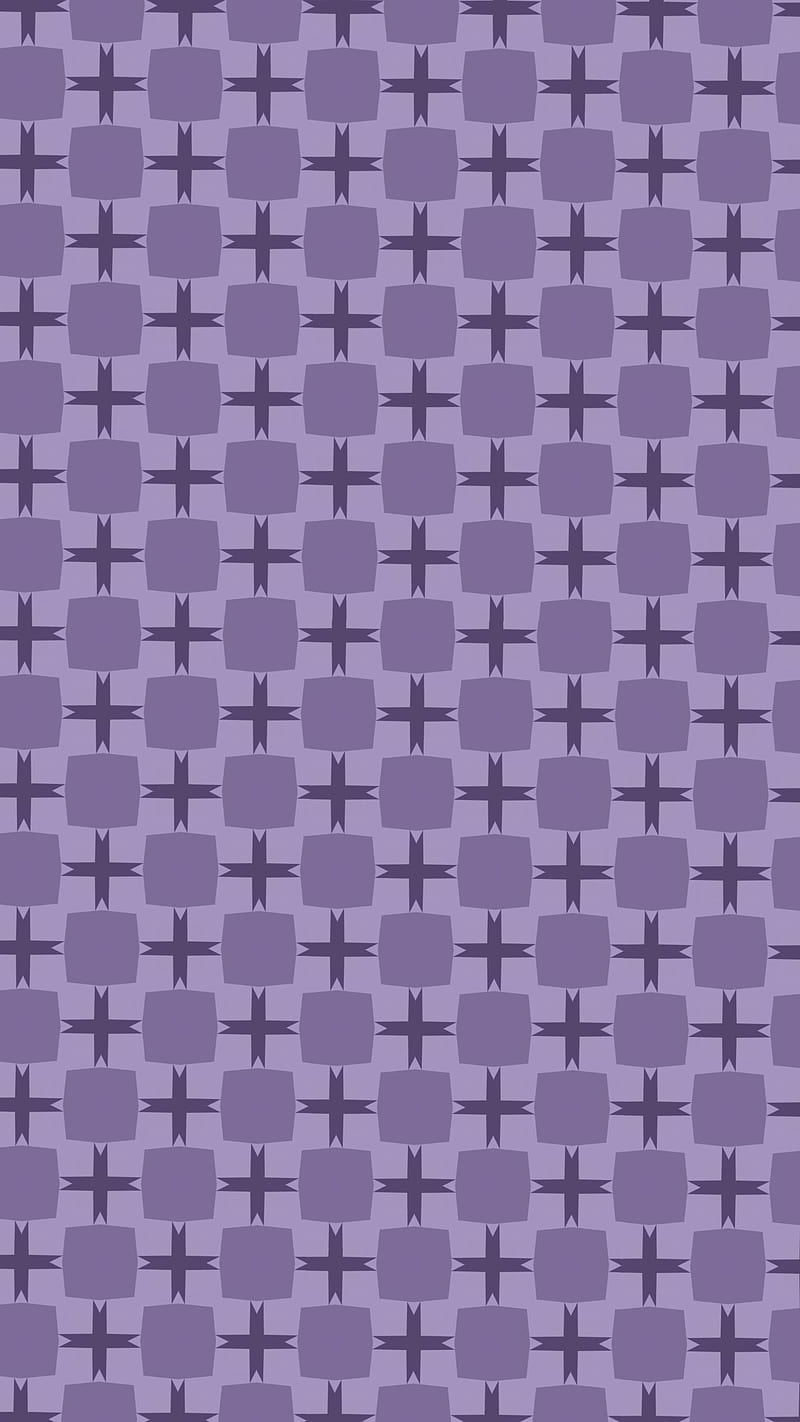 Lavender Pattern, FMYury, Lavender, abstract, colors, crosses, dark, pattern, purple, squares, HD phone wallpaper