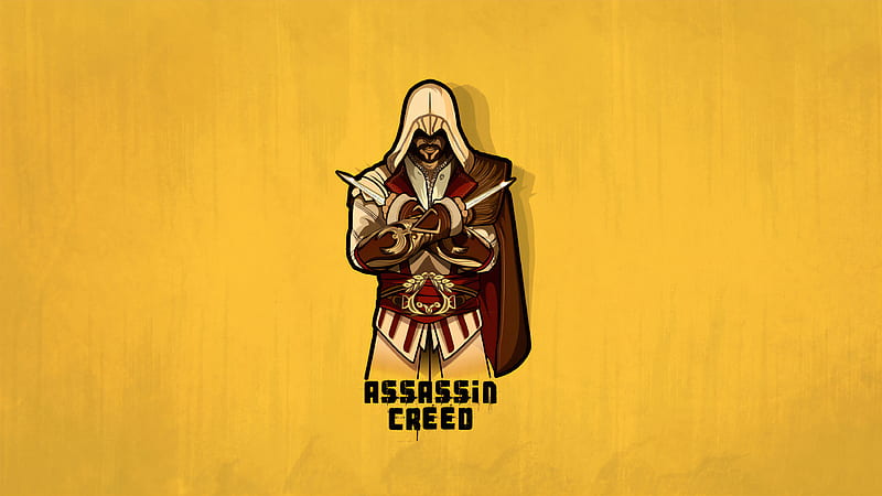 Minimal Assasins Creed , assassins-creed, games, artwork, behance, HD wallpaper