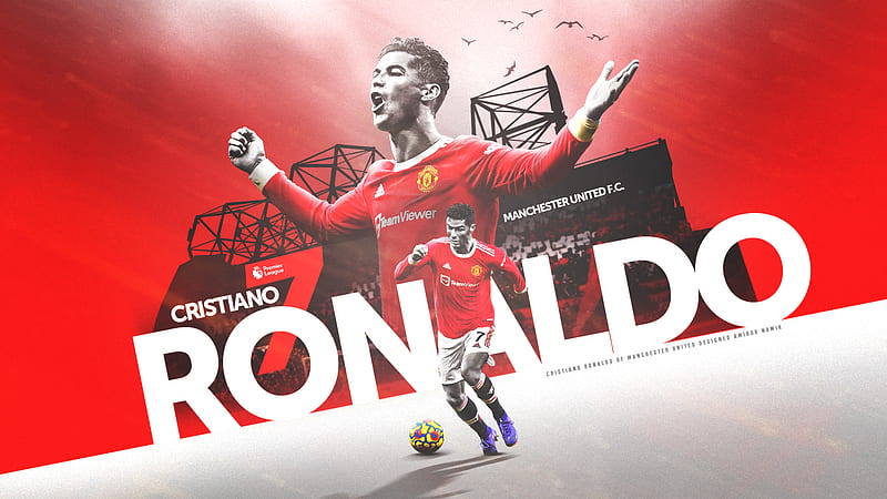  Fútbol, ​​​​Cristiano Ronaldo, Manchester United F.C., Fondo de pantalla HD