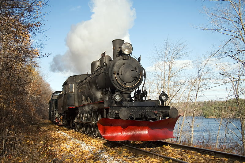 steam train, locomotive, steam, train, engine, HD wallpaper
