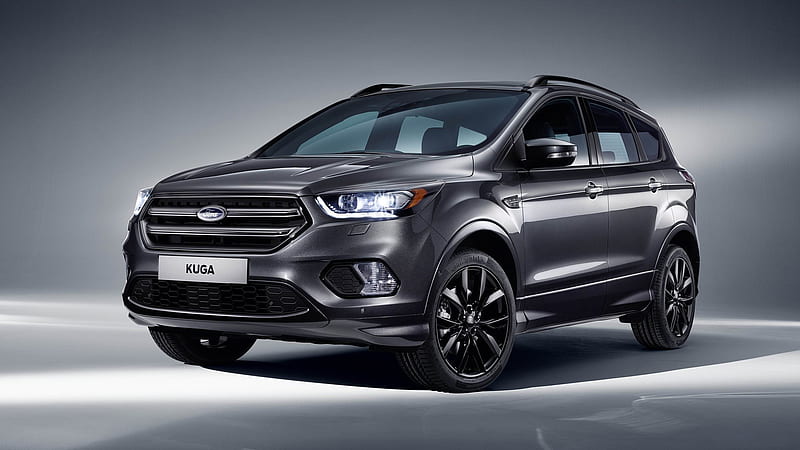 escape, new items, 2017, restyling, kuga, ford, crossover, HD wallpaper