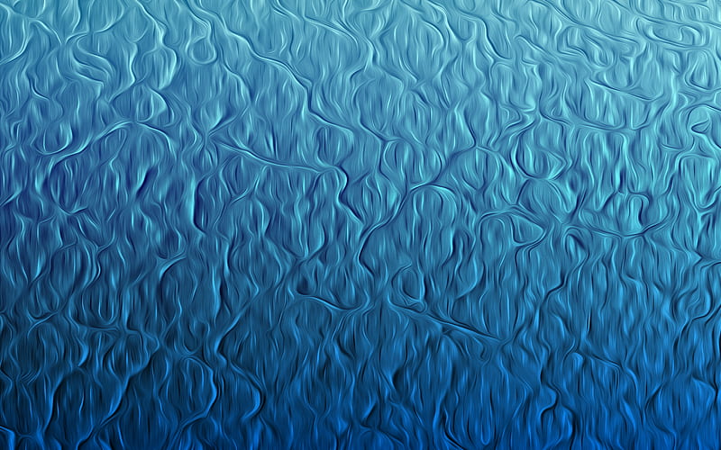 blue water texture, 3D textures, water wavy textures, wavy backgrounds, macro, waves, blue backgrounds, blue water, water textures, water backgrounds, HD wallpaper