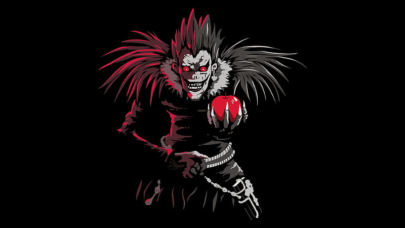 Ryuk, anime, death note, muerte, HD phone wallpaper