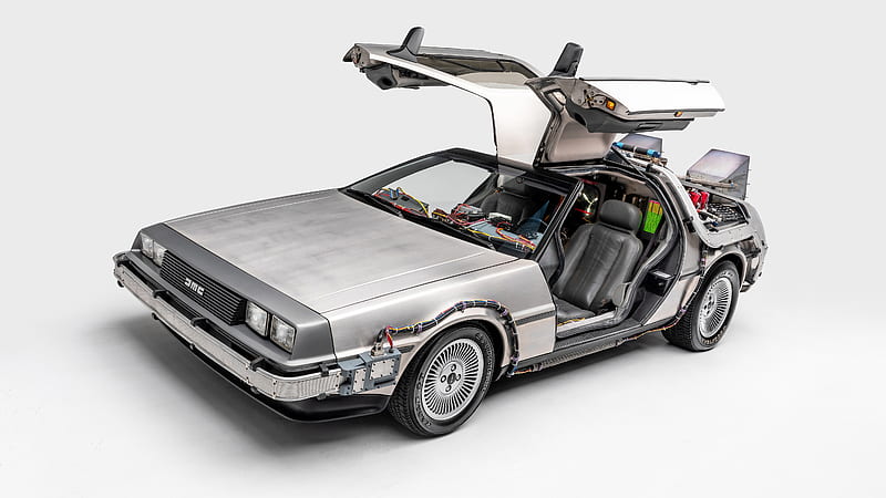 DeLorean DMC-12 Back to the Future 2, HD wallpaper