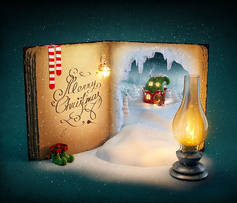 brown book and gray oil lamp New Year #Christmas merry christmas #decoration christmas. Hermosas tarjetas de navidad, Fondos de pantalla de feliz navidad, Navidad, HD wallpaper