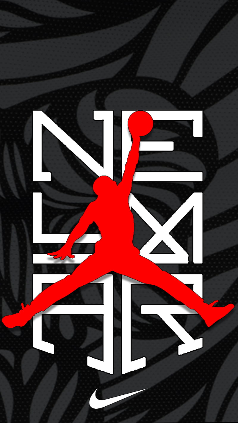 Neymar Y Jordan, basketball, football, nike, HD phone wallpaper