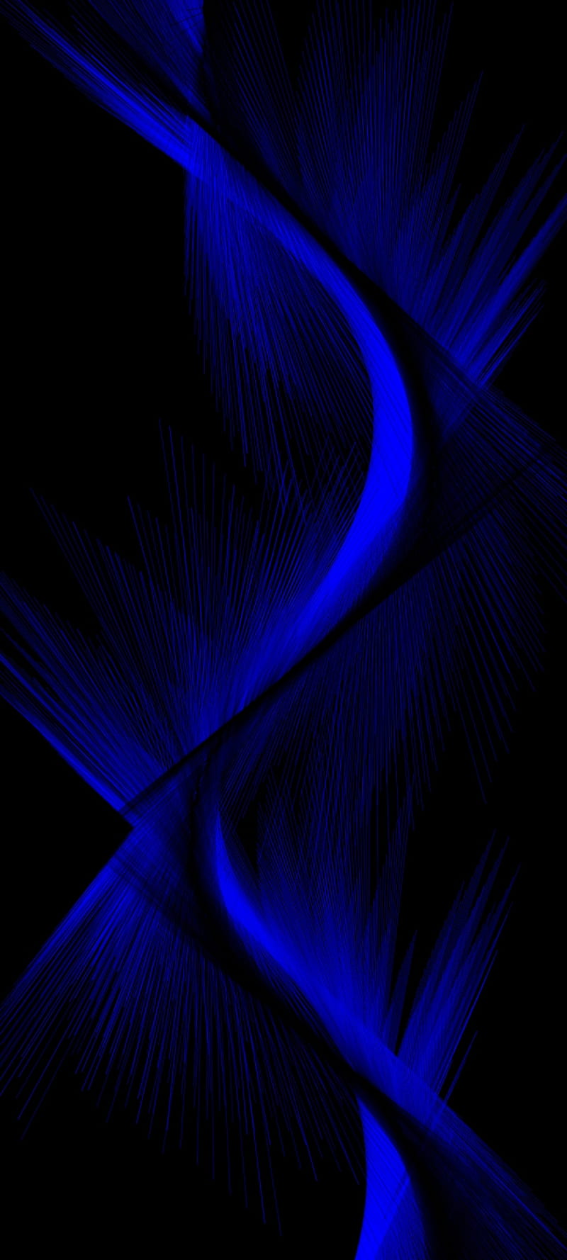 BlueBlack, blue, black, HD phone wallpaper