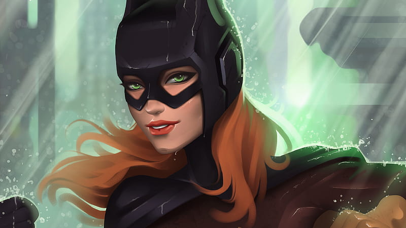 Batgirl Artwork, batgirl, superheroes, artwork, digital-art, HD wallpaper