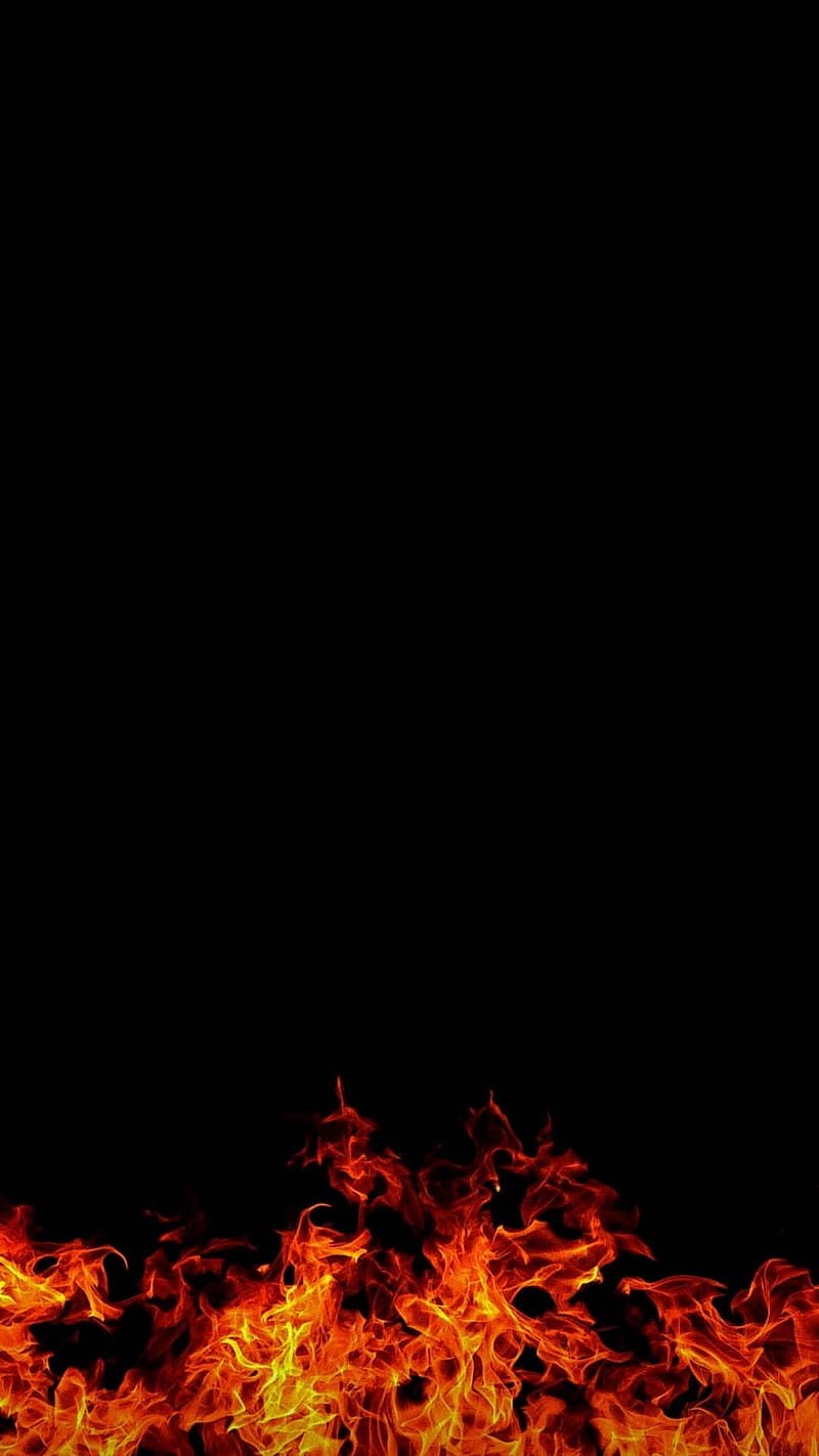 Small Fire, ates, batin, black, color, fireworks, paint, red, black, yellow, HD phone wallpaper