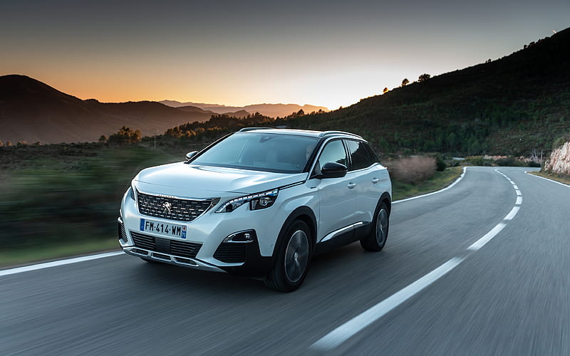 Peugeot 3008 GT HYBRID4 road, 2020 cars, crossovers, 2020 Peugeot 3008, french cars, Peugeot, HD wallpaper