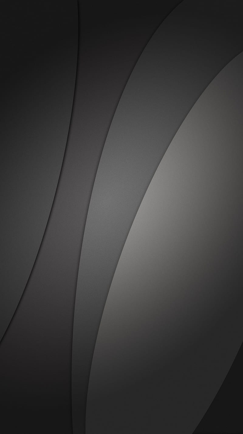 Grey Curves, dark, line, HD phone wallpaper