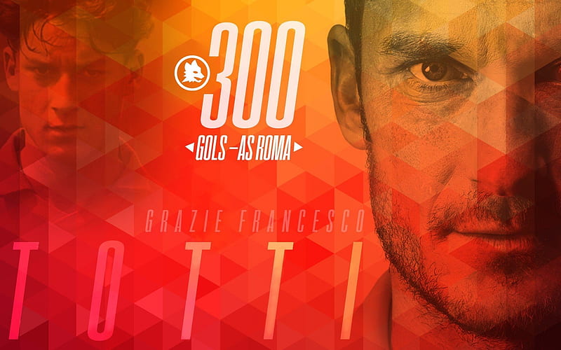 Francesco Totti, AS Roma, Italy, Soccer, Serie A, HD wallpaper
