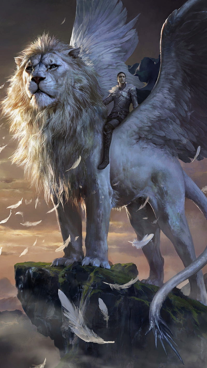 Lion and Girl, angry, face, lions, tiger, white, wolves, HD phone wallpaper