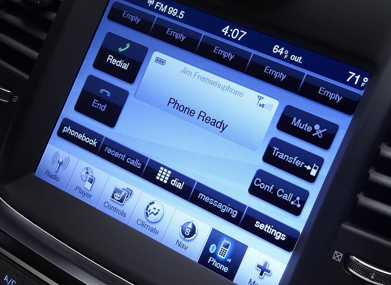Chrysler 300 (2011) - Central Display, car, HD wallpaper Chrysler 300 (2011) - Central Display, car, HD wallpaper