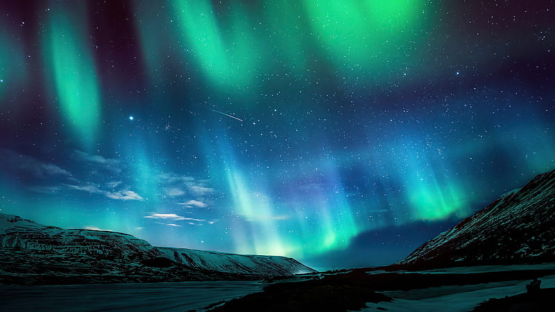 Aurora Borealis Northern Lights Nature, HD wallpaper