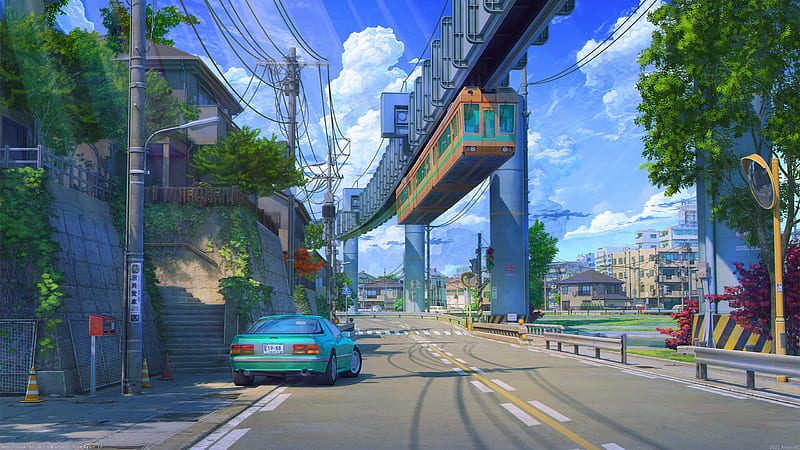 Hãy chiêm ngưỡng cảnh đẹp đường phố anime giữa màn hình máy tính của bạn. Hình nền này sẽ mang đến cho bạn một trải nghiệm đầy thú vị và tràn đầy năng lượng. Nhấn vào ảnh để xem ngay!